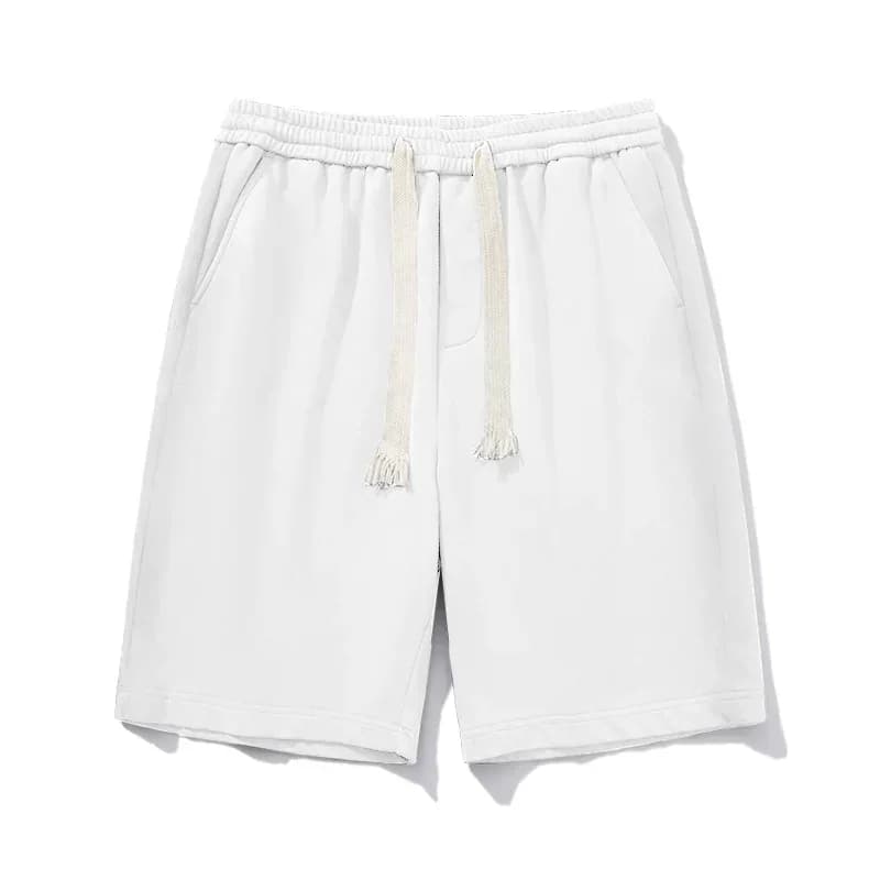 Men's Plus Size Loose Fit Workout Shorts with Drawstring Elastic Waist - View 5
