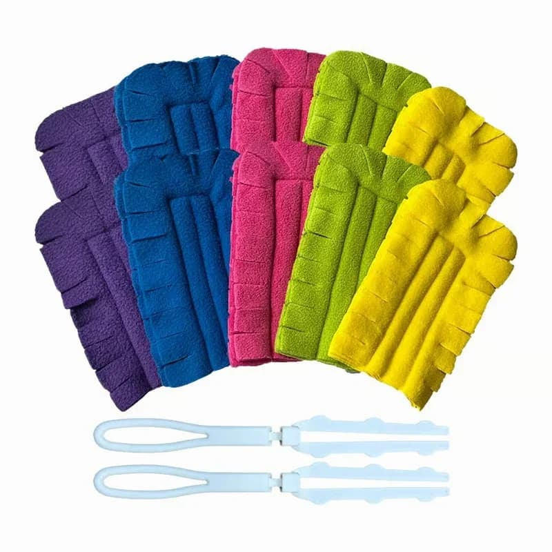 Reusable Chenille Microfiber Duster Cloth Covers, 1 Set - View 3