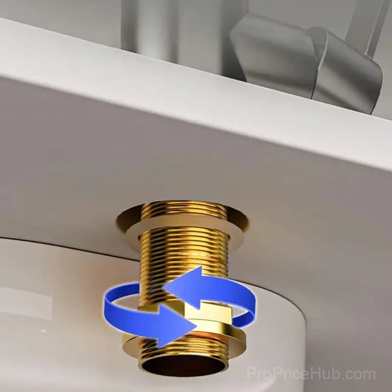 Grey 2-Mode Universal Hot and Cold Faucet Attachment - View 6