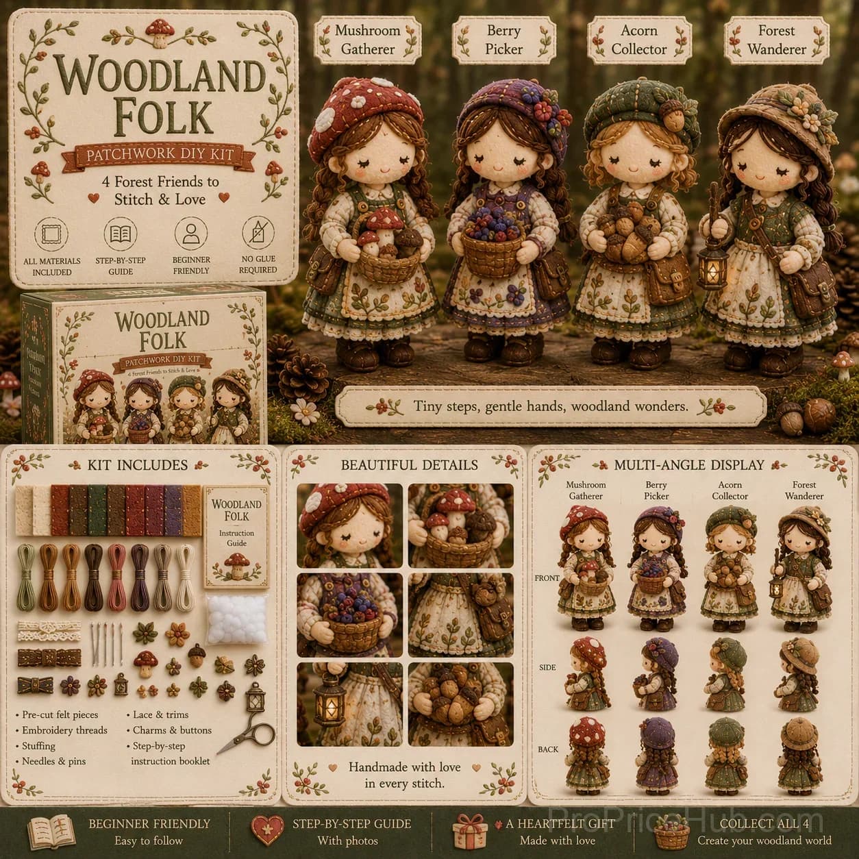 Patchwork DIY Home Decor Kit Series - Tiny Worlds Collection - View 6