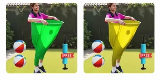 Granny Pants Toss Lawn Game Kit, Blue, 1 Set - View 21