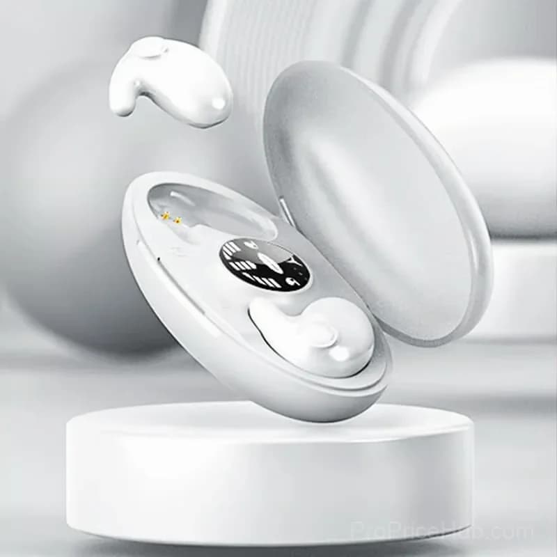 Invisible Sleep Wireless Earphone, IPX5 Waterproof, Black - View 6
