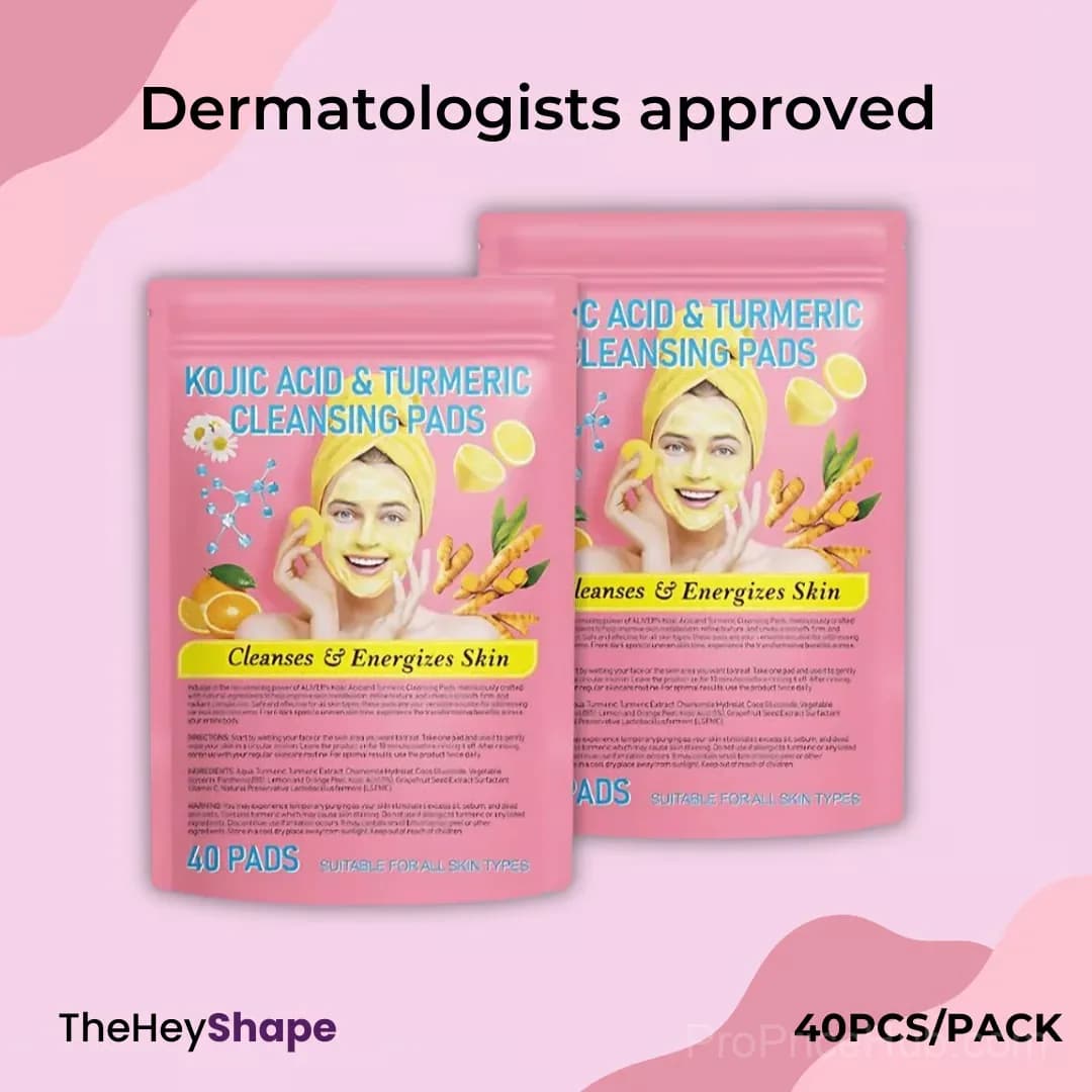 Turmeric Kojic Acid Cleansing Pads - 40 Pads per Packet - View 5