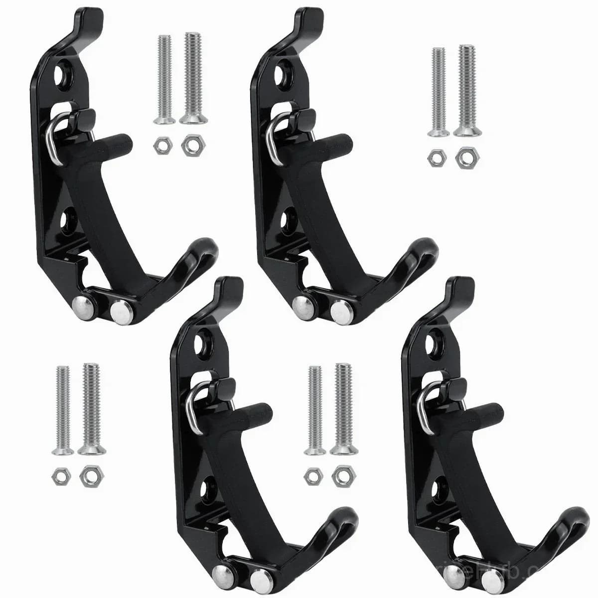 Heavy Duty Metal and Rubber Shovel Mount Kit for Garage Storage - View 13