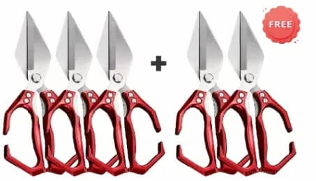 Heavy-Duty Multifunctional Kitchen Shears, Black - View 22