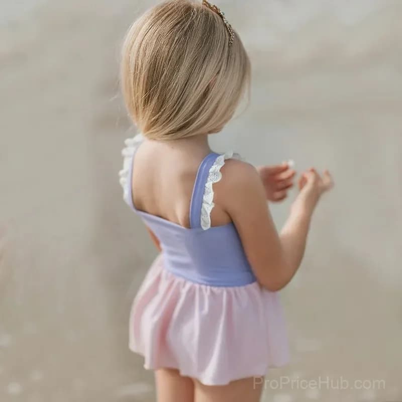 Kids Snow White Princess Inspired Swimsuit, 2-3 Years - View 6