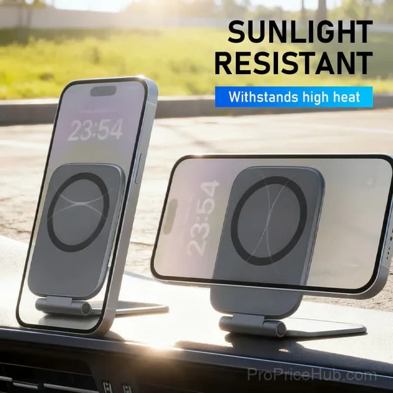 Magnetic Strong-Hold Phone Mount, Black - View 4