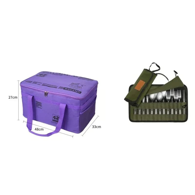 30L Waterproof Outdoor Folding Storage Bag, Khaki - View 20
