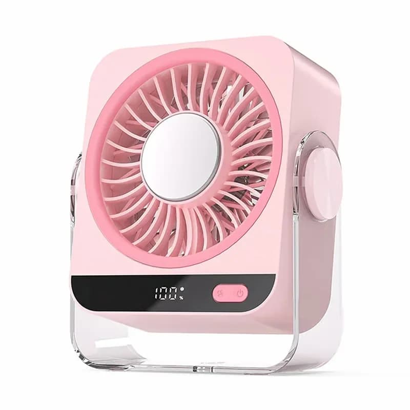 Aless Semiconductor Cooling Desktop Fan, White - View 3