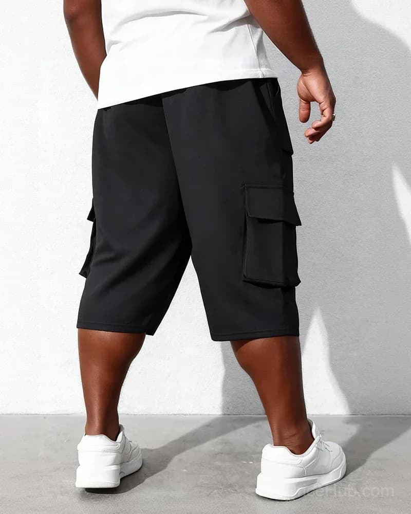Big & Tall Men's Drawstring Multi-Pocket Loose Casual Pants, 2XL-6XL - View 8