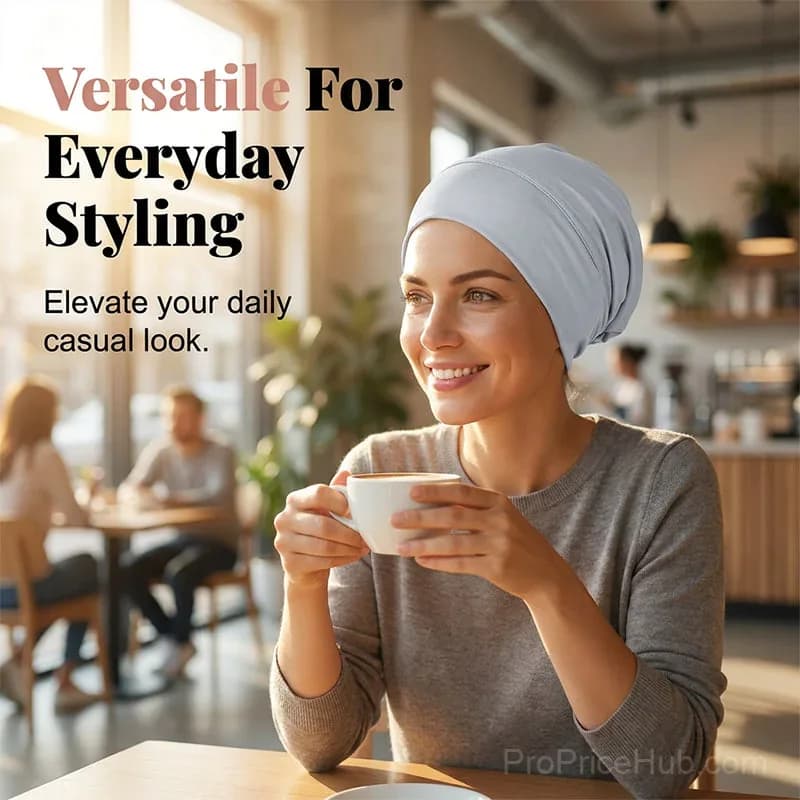 Soft Stretch Turban Cap for Women - View 9