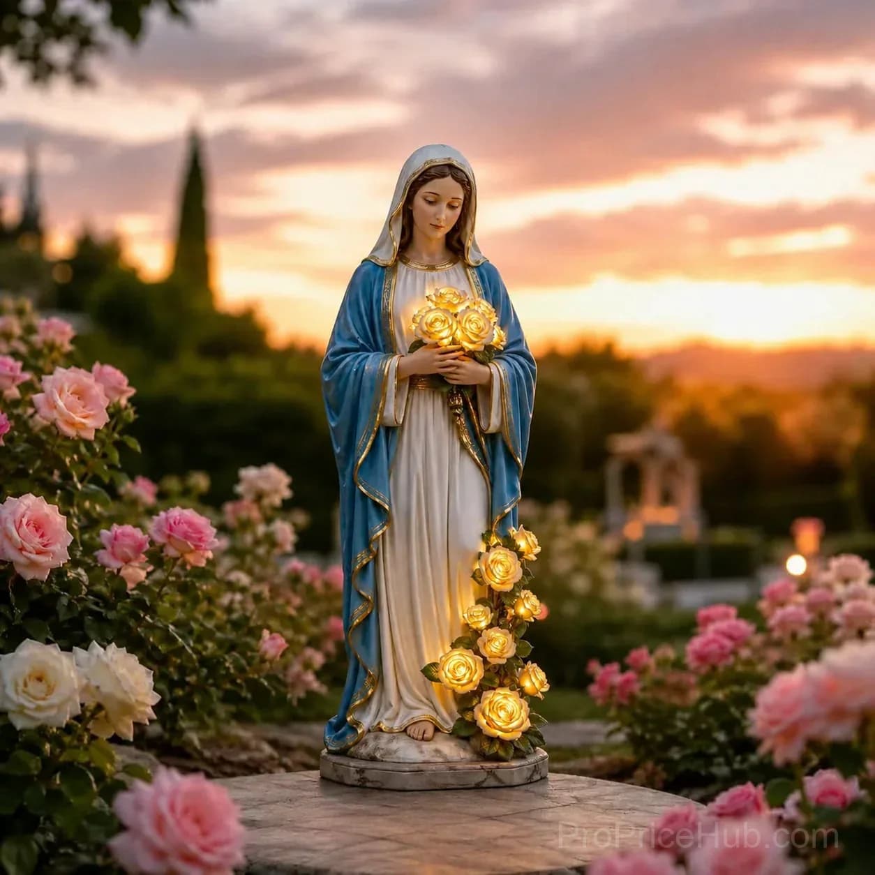 Virgin Mary Garden Decorative Light - View 3