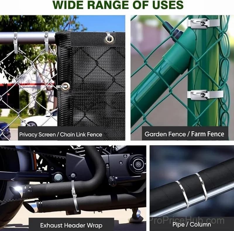 Stainless Steel Cable Tie Gun with Metal Zip Ties - View 6