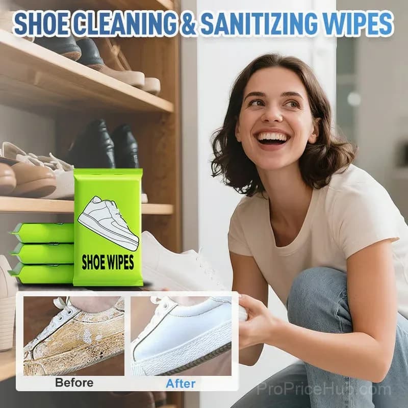 Quick-Clean Shoe Cleaning Wipes, 3-Pack - View 2