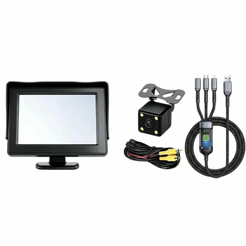 4.3-Inch HD Car Entertainment Display Monitor - View 14