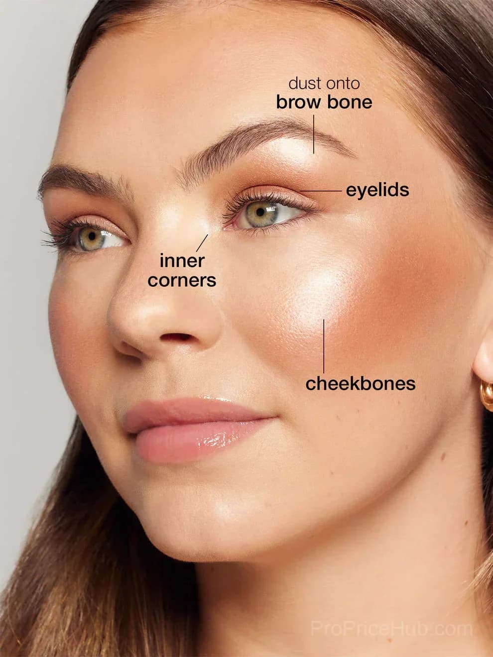Glow Wardrobe Highlighting Eye & Cheek Palette - View 4