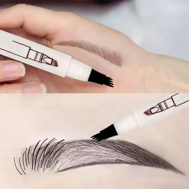 Waterproof Eyebrow Makeup, Chestnut Shade - View 8