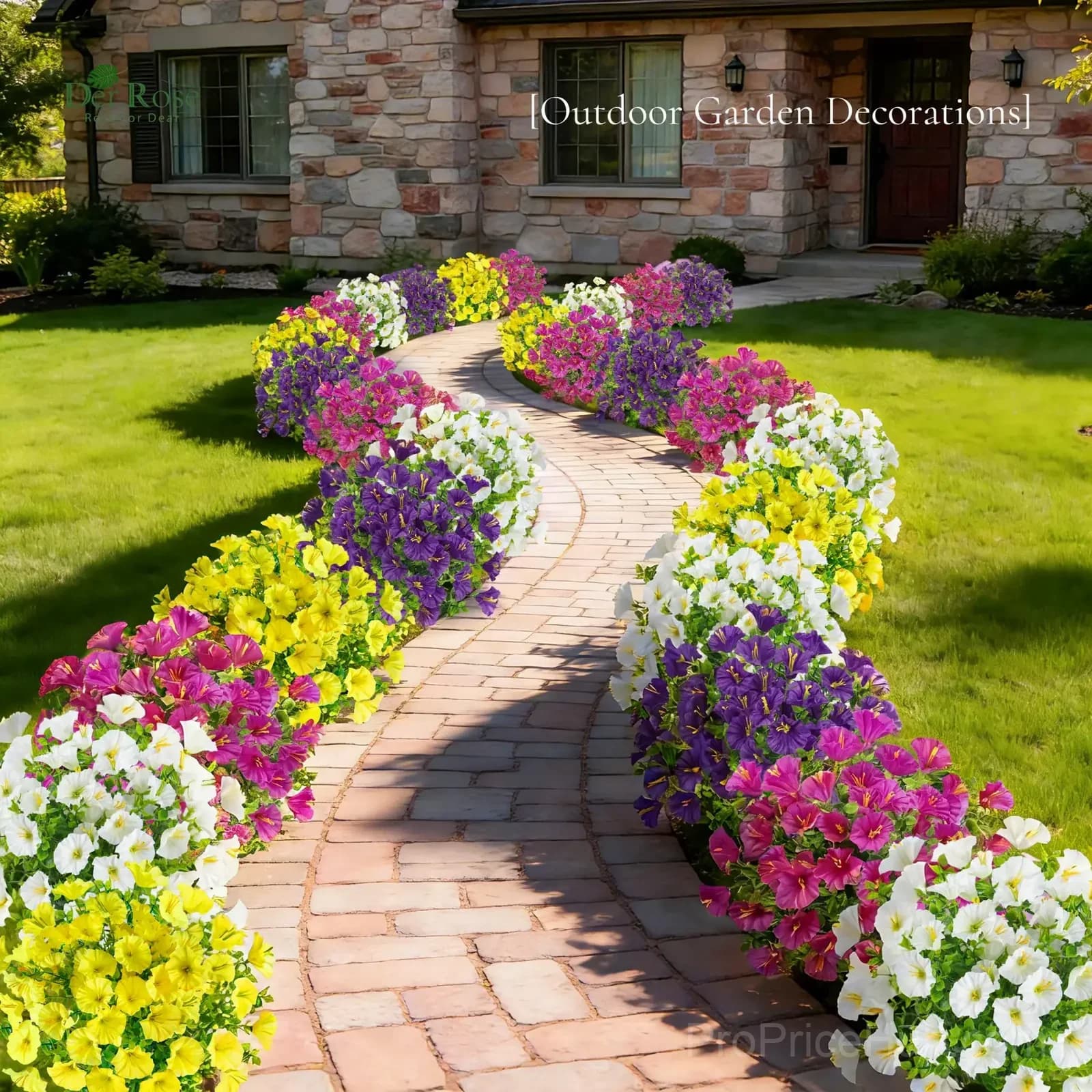 UV Resistant Artificial Petunias Flowers - View 9