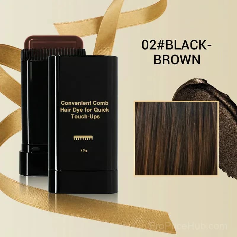 Black Comb Hair Dye, 1 Pack - View 12