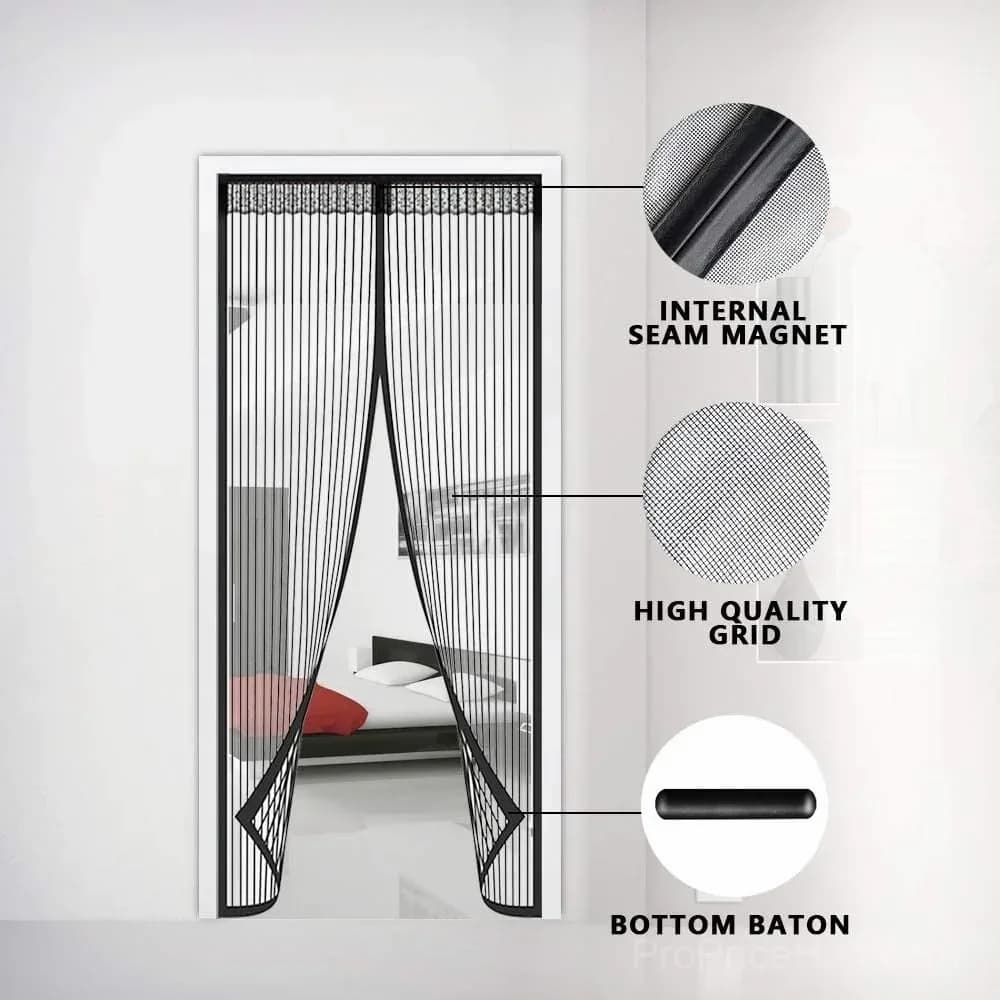 Magnetic Screen Door, Hands-Free Patio Entry - View 14
