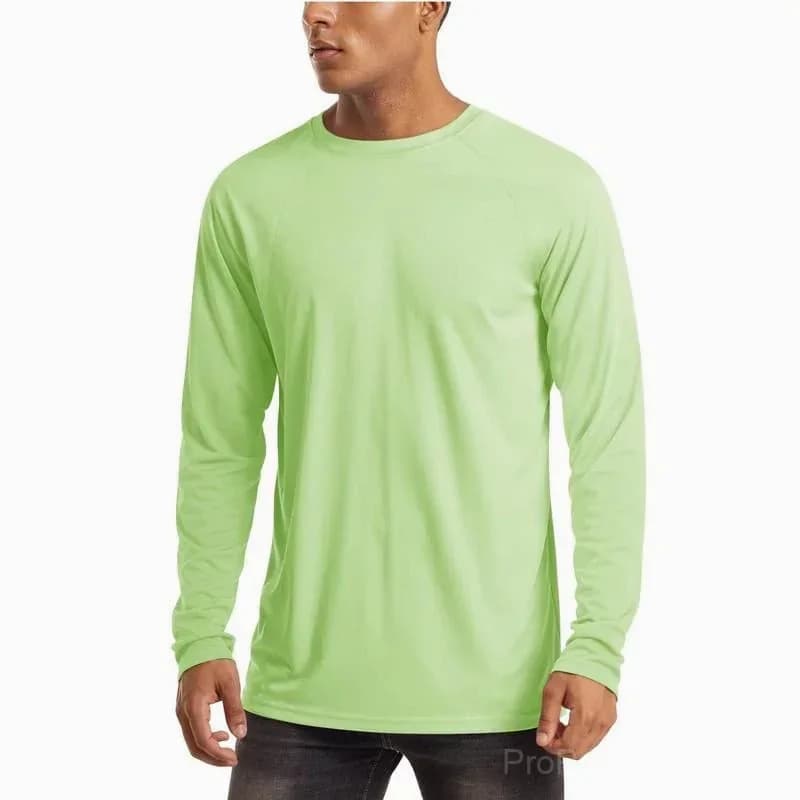 Men's UPF 50+ Long Sleeve Performance Shirt - Quick Dry, Lightweight, Breathable - View 4