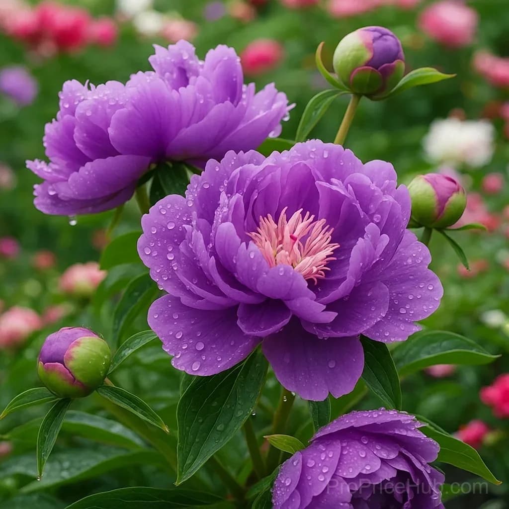 Rare Double Peonies - Big Beautiful Blooms, Seeds & Bulbs - View 19
