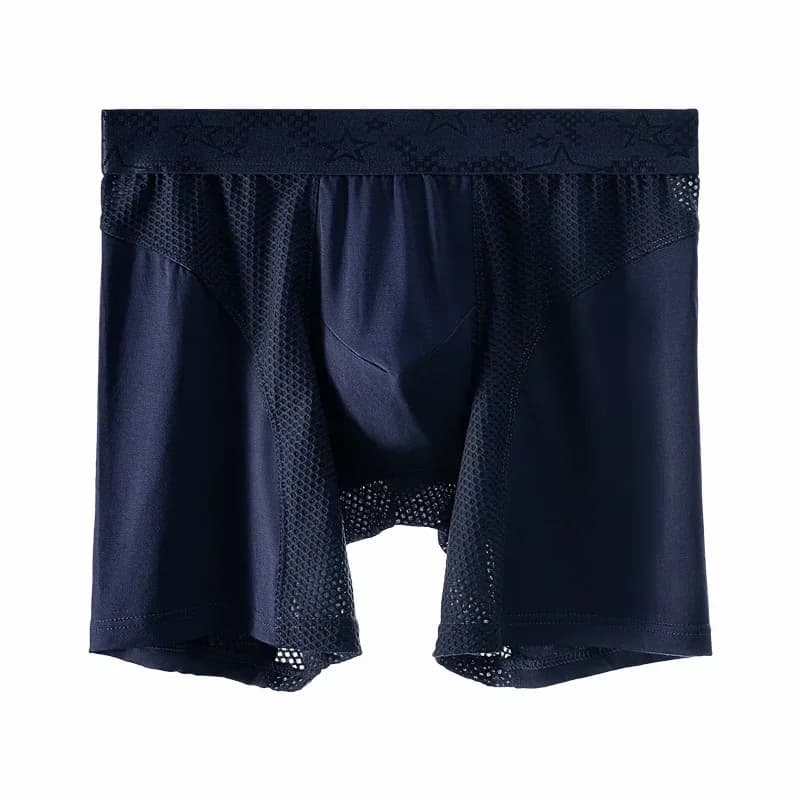 Men's Big & Tall Anti-Wear Long Leg Boxer Briefs (L-6XL) - View 8