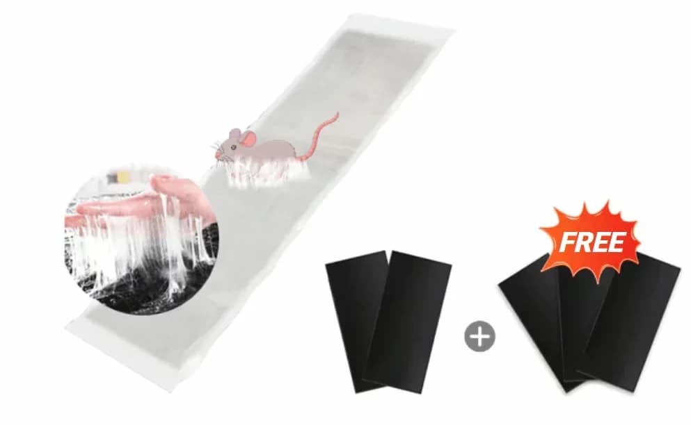 Non-Woven Sticky Mouse Trap Blanket, Black, 1.2m x 27cm, 2-Pack - View 12