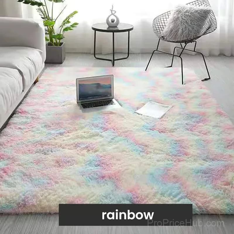 Grey Gradient Plush Floor Mat, 40 x 60 cm - View 13