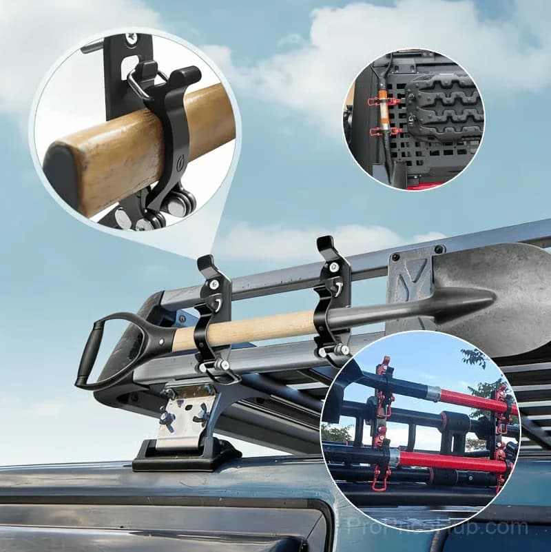 Heavy Duty Zinc Alloy Shovel Mount for Vehicle - View 11