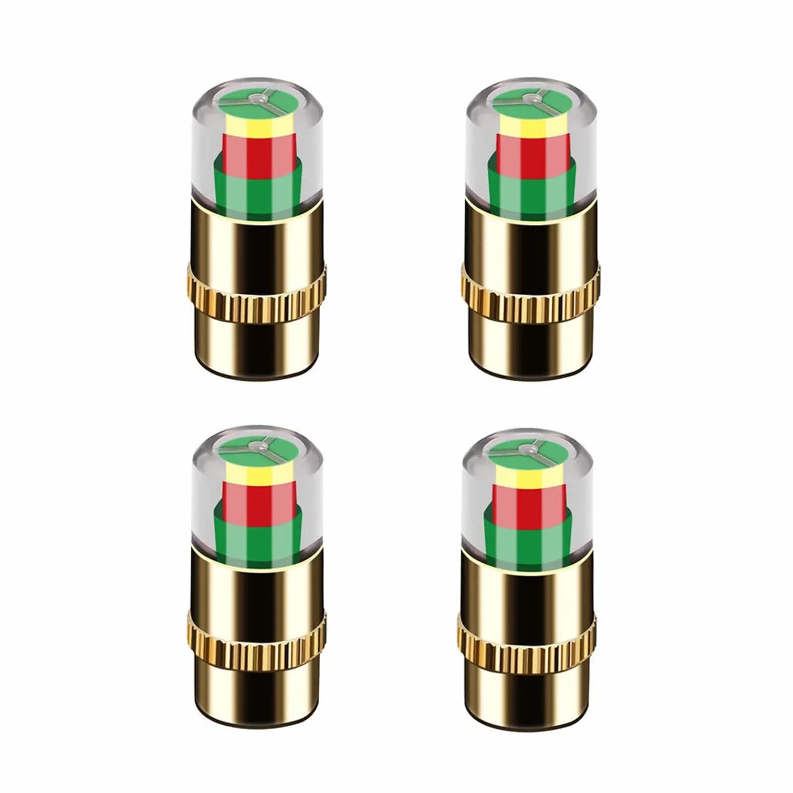 4-Piece Car Tire Pressure Monitor Valve Stem Caps Set - View 7