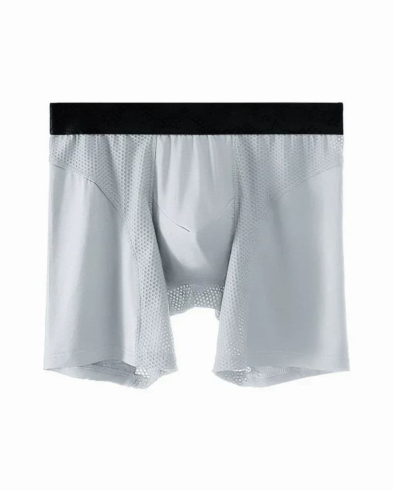 Men's Big & Tall Anti-Wear Long Leg Boxer Briefs (L-6XL) - View 4