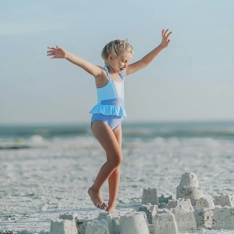 Kids Snow White Princess Inspired Swimsuit, 2-3 Years - View 16