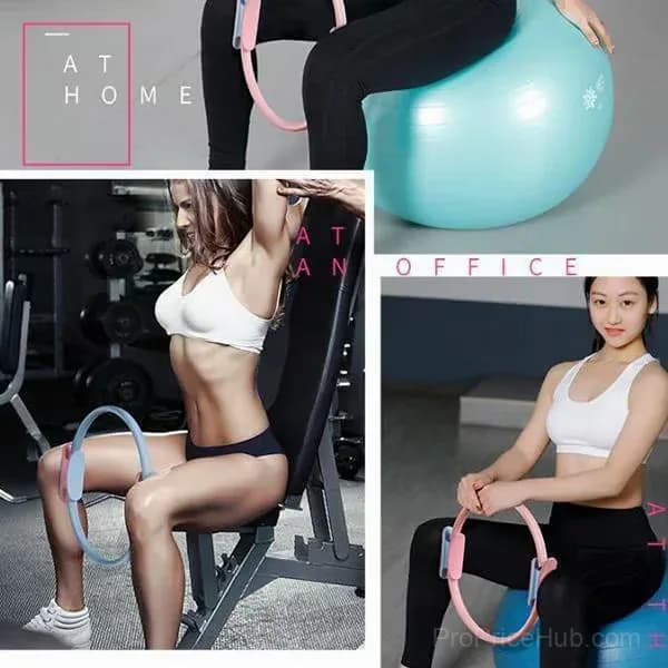 Purple Pilates Ring Fitness Trainer Resistance Circle - View 2