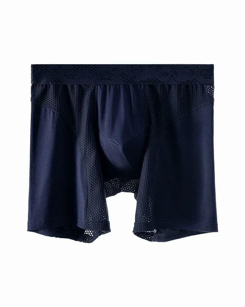 Men's Big & Tall Anti-Wear Long Leg Boxer Briefs (L-6XL) - View 5