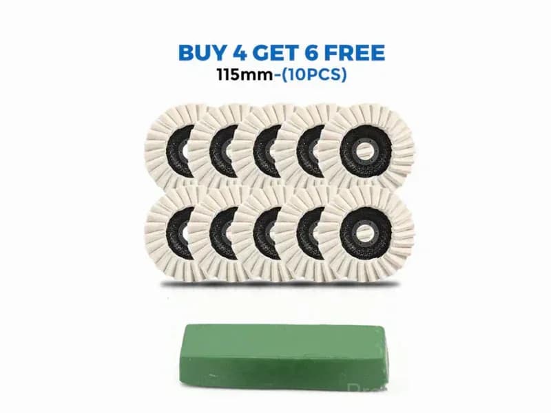 Wool Felt Flap Polishing Disc - 5-Pack (Buy 2 Get 3 Free) - View 19