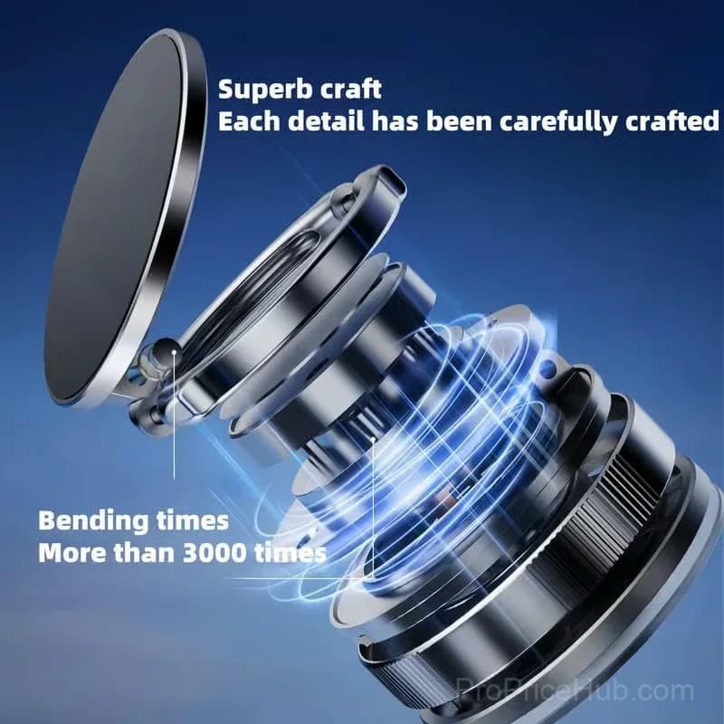 360° Adjustable Vacuum Magnetic Car Phone Holder, 1-Pack - View 4