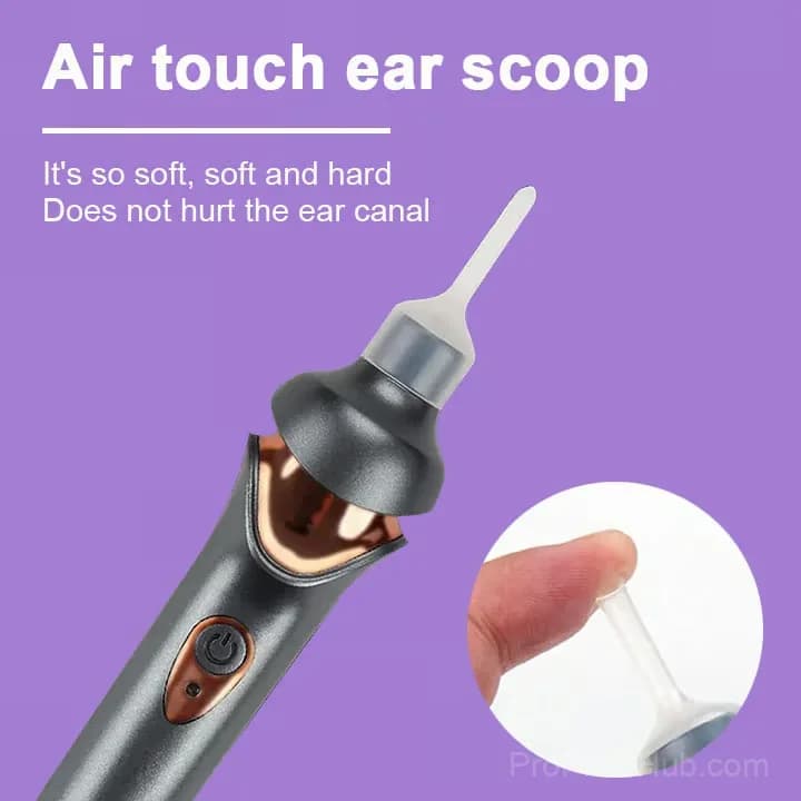 Painless Ear Cleaning Tool for Family, White - View 6