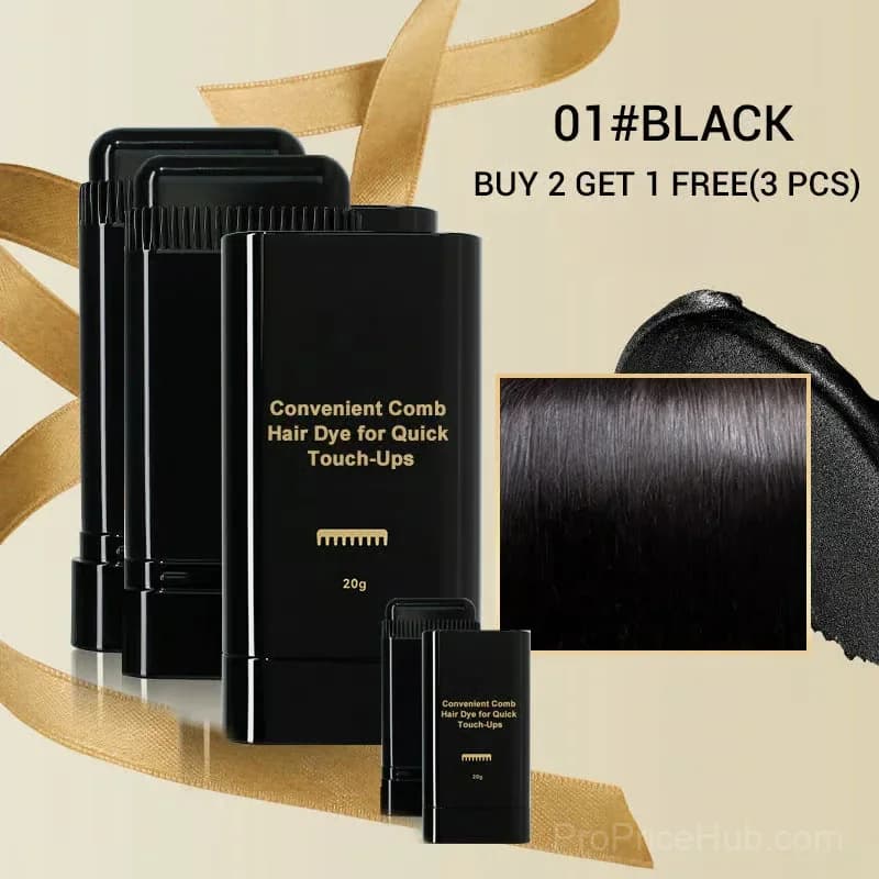 Black Comb Hair Dye, 1 Pack - View 11