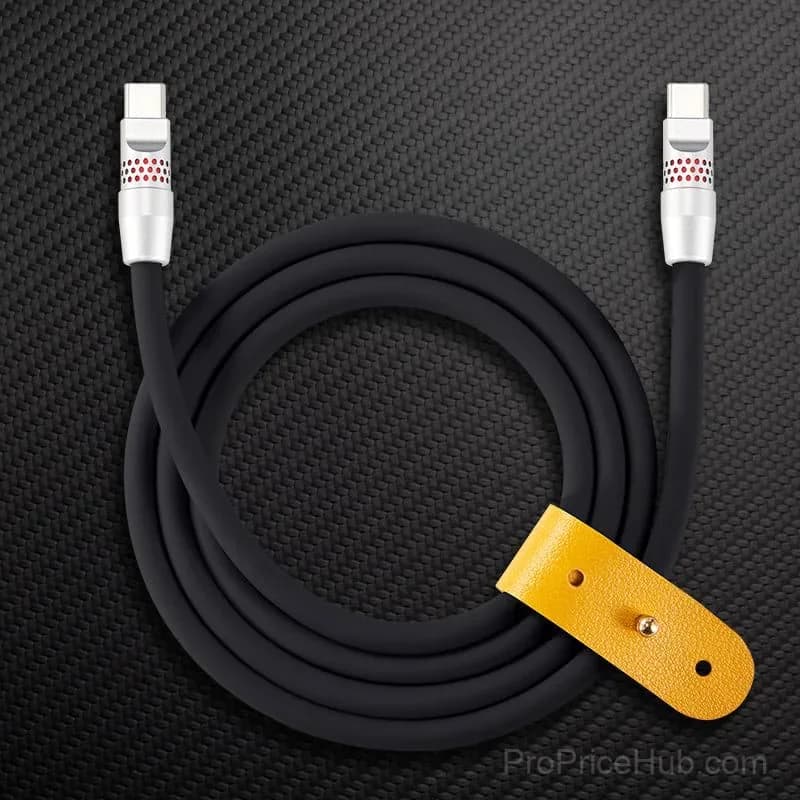 100W Fast Charging Cable with RGB Glow - View 13