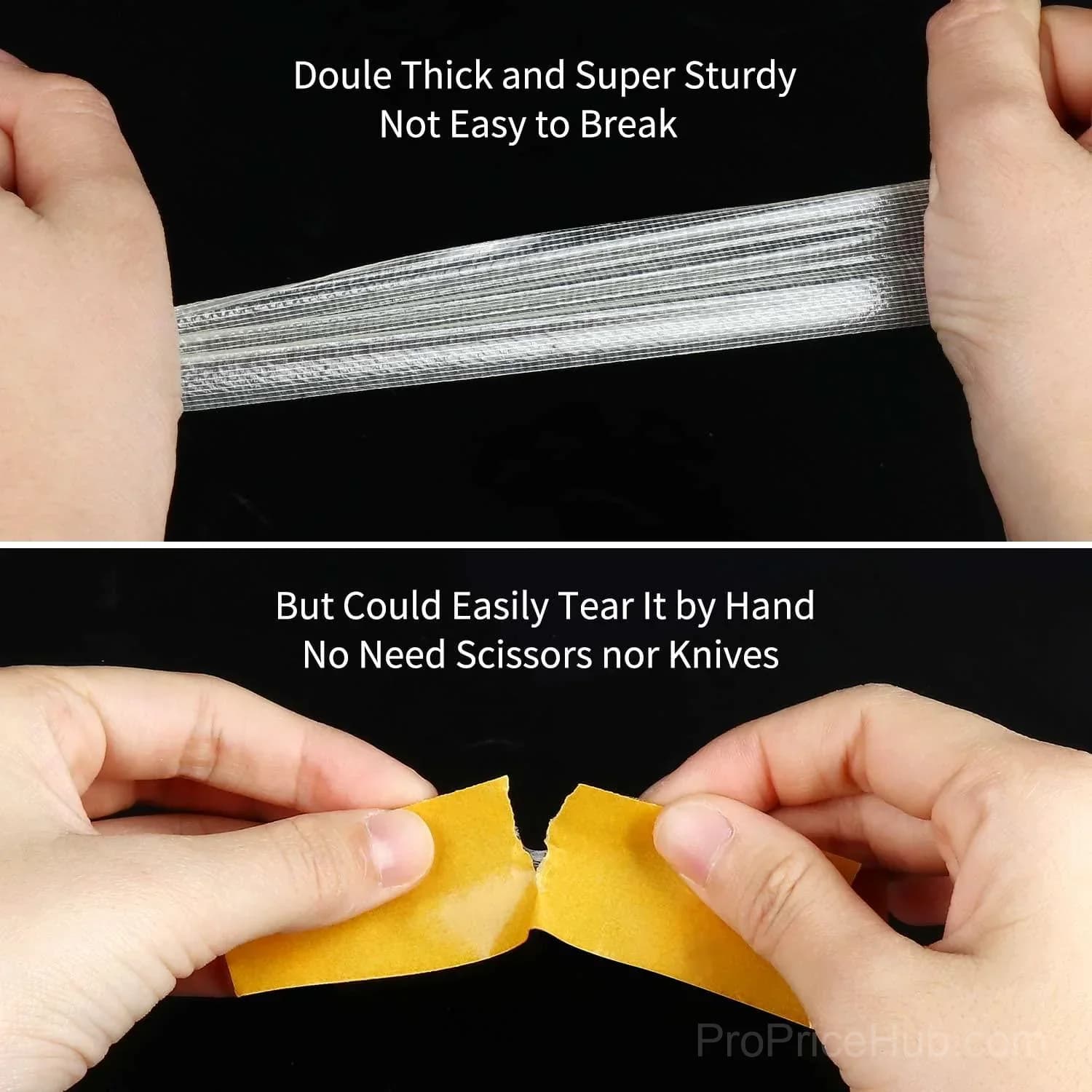 Strong Adhesive Double-Sided Mesh Tape, 5-Pack - View 8