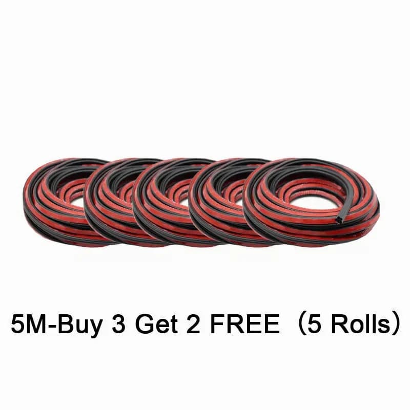 5M Car Rubber Seal Strip for Noise Reduction and Dust Proofing - View 14