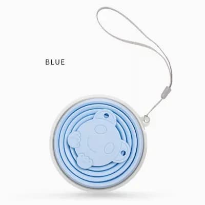 270ML Foldable Silicone Travel Cup, Anti-Scald Camping Mug, Pink - View 13