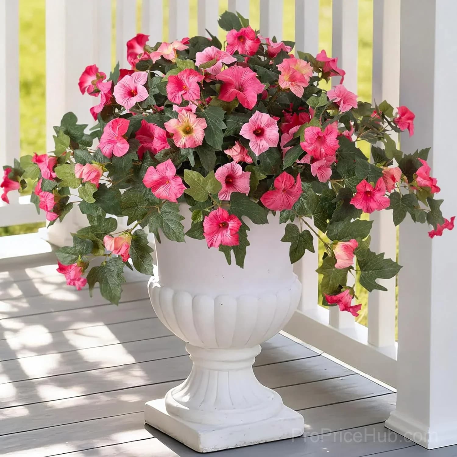 Artificial Fake Petunia Flowers for Outdoor Decoration (2 Pack) - View 18