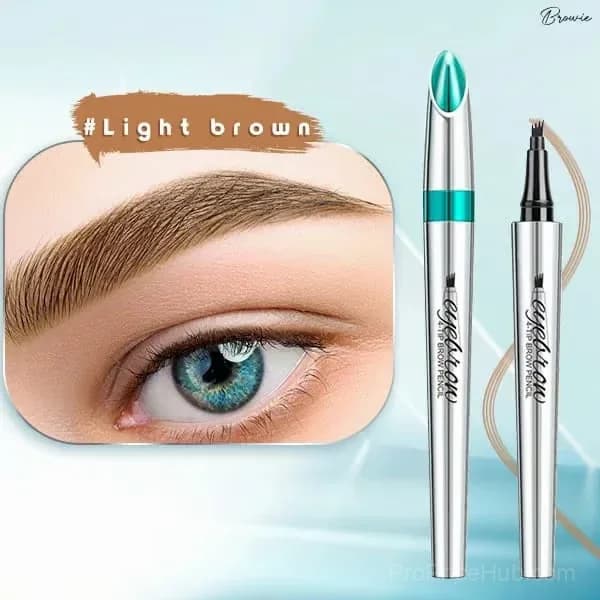 3D Waterproof Eyebrow Pencil, Light Brown, 2-Pack - View 8