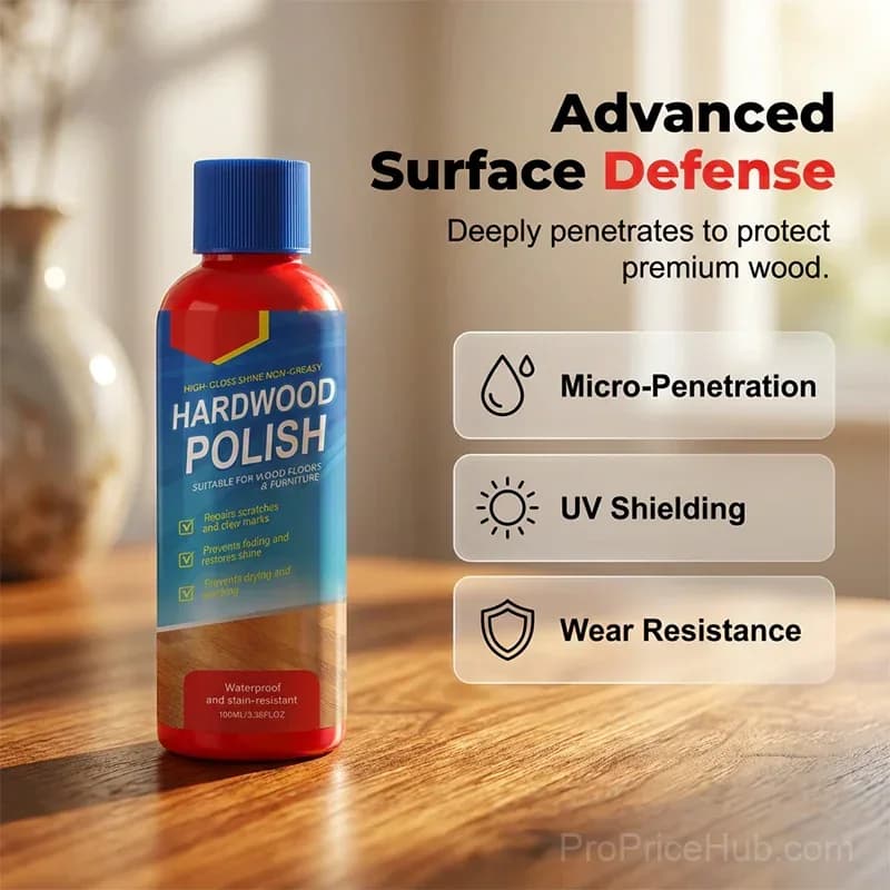 Instant High-Gloss Wood Floor Polish – Restore & Protect - View 3