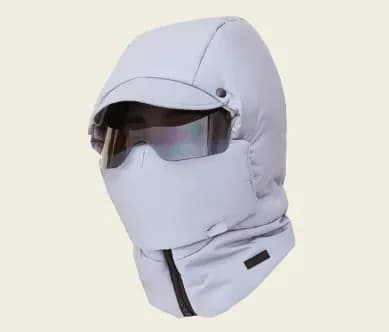 Windproof Full-Cover Outdoor Riding Mask with Glasses, Black - View 19
