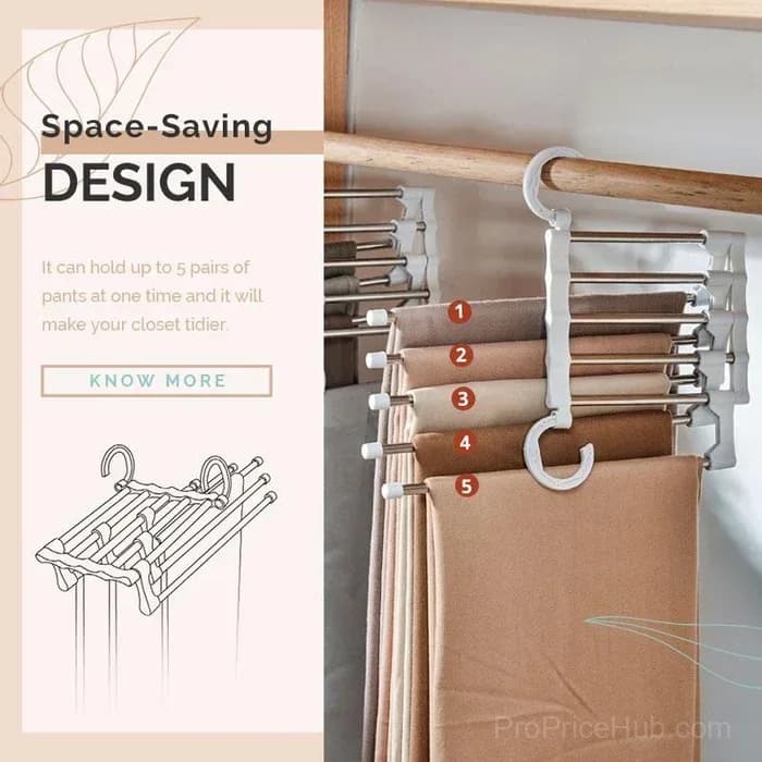 Multi-Functional Pants Rack - View 2
