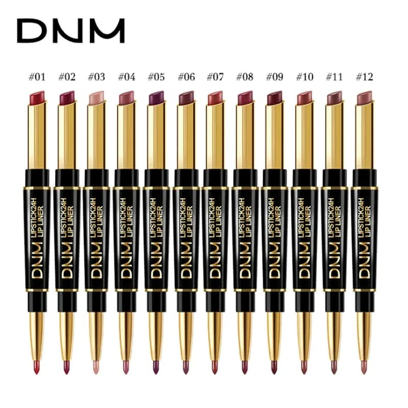 2-in-1 Waterproof Lipstick Lip Liner - #01 Sexy Red - View 7