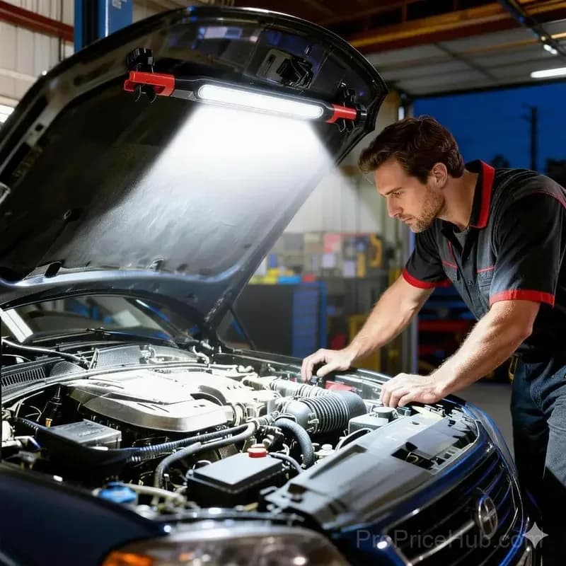 Professional Mechanic Hands-Free Under Hood Auto Repair Work Light - View 3